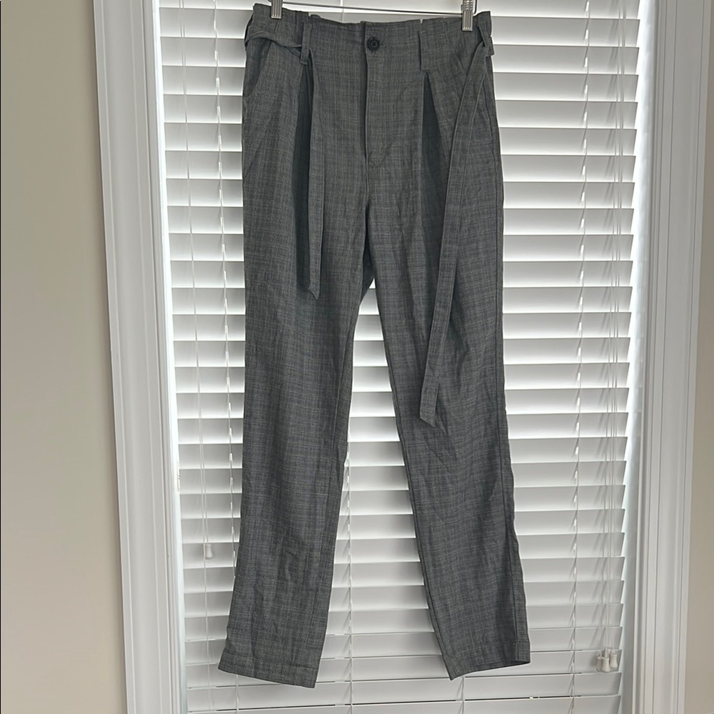 American Eagle Outfitters Gray Dress Pants Straight-Leg
